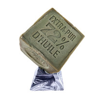 Porte savon "Cube" teinté noir 